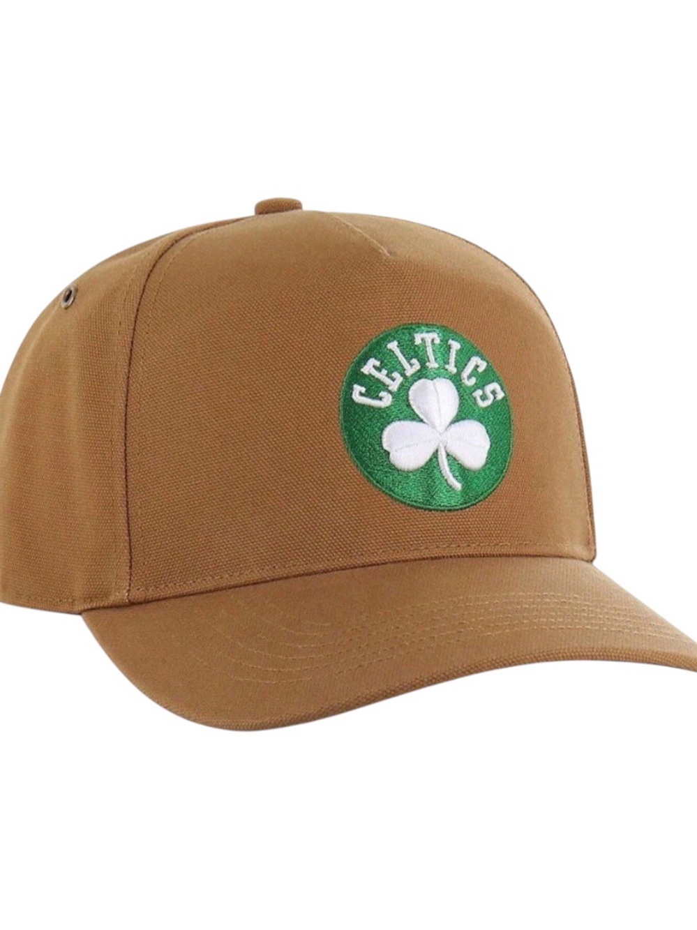 Carhartt Brown Baseball Cap with Green & White Celtics Patch